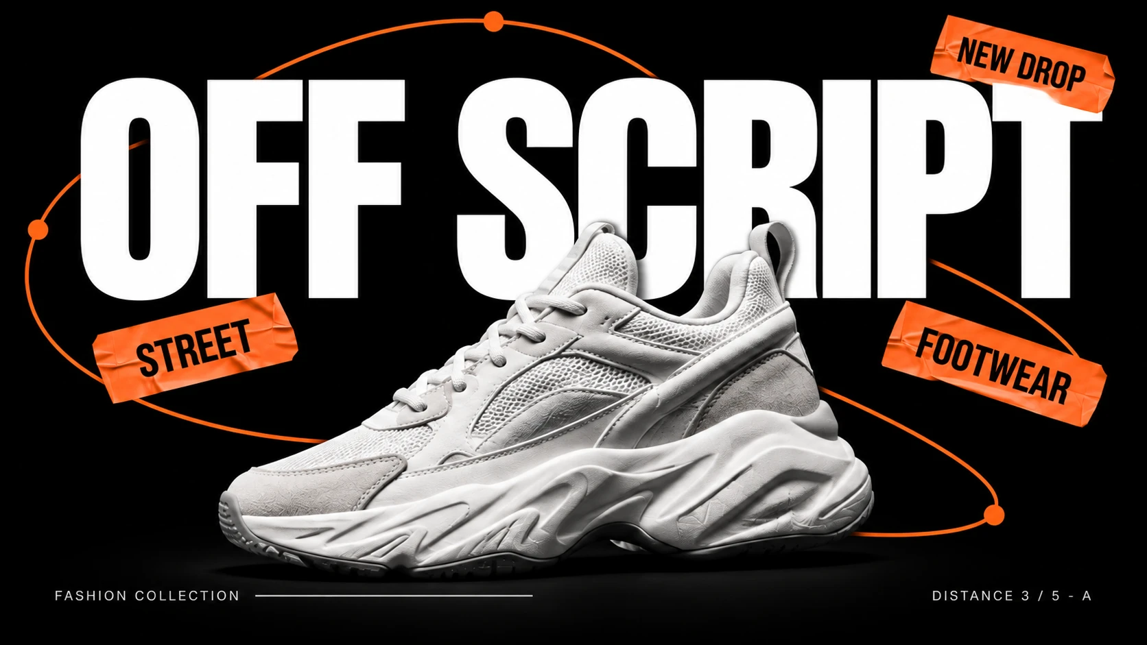 OFF SCRIPT footwear presentation — Look 01