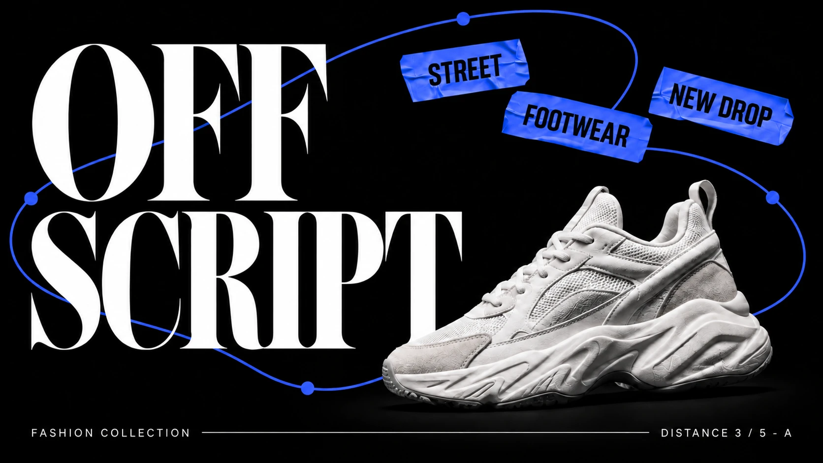 OFF SCRIPT footwear presentation — Look 02