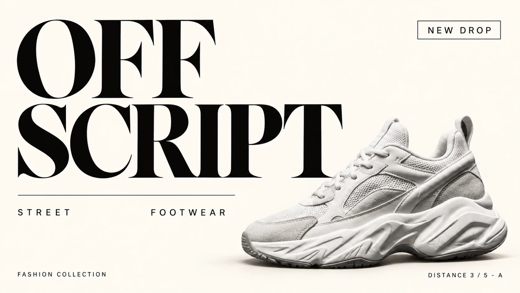 OFF SCRIPT footwear presentation — Look 04